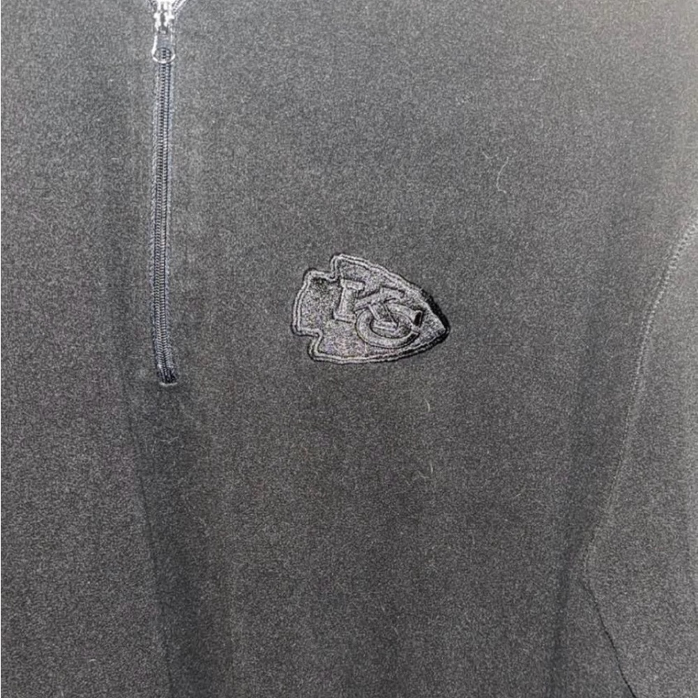 NFL Black Quarter-Zip Pullover with Embroidered Logo